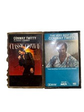 Lot Of 2 Vintage 80s Conway Twitty Cassette Tapes Music 267