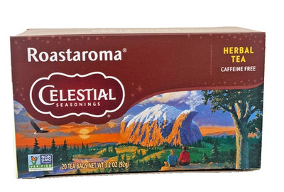 Celestial Seasonings Roastaroma Herbal Tea Caffeine Free 20 Tea Bags 3.2 Oz Boxe
