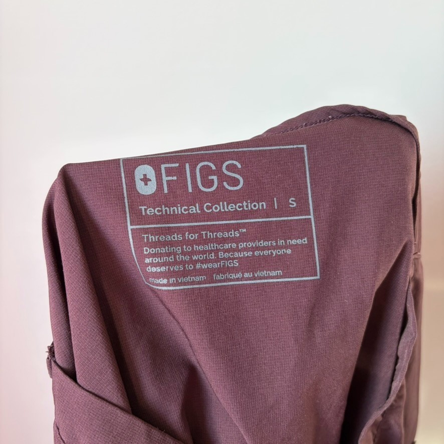 Figs Brown Technical Collection Short Sleeve Scru… - image 5