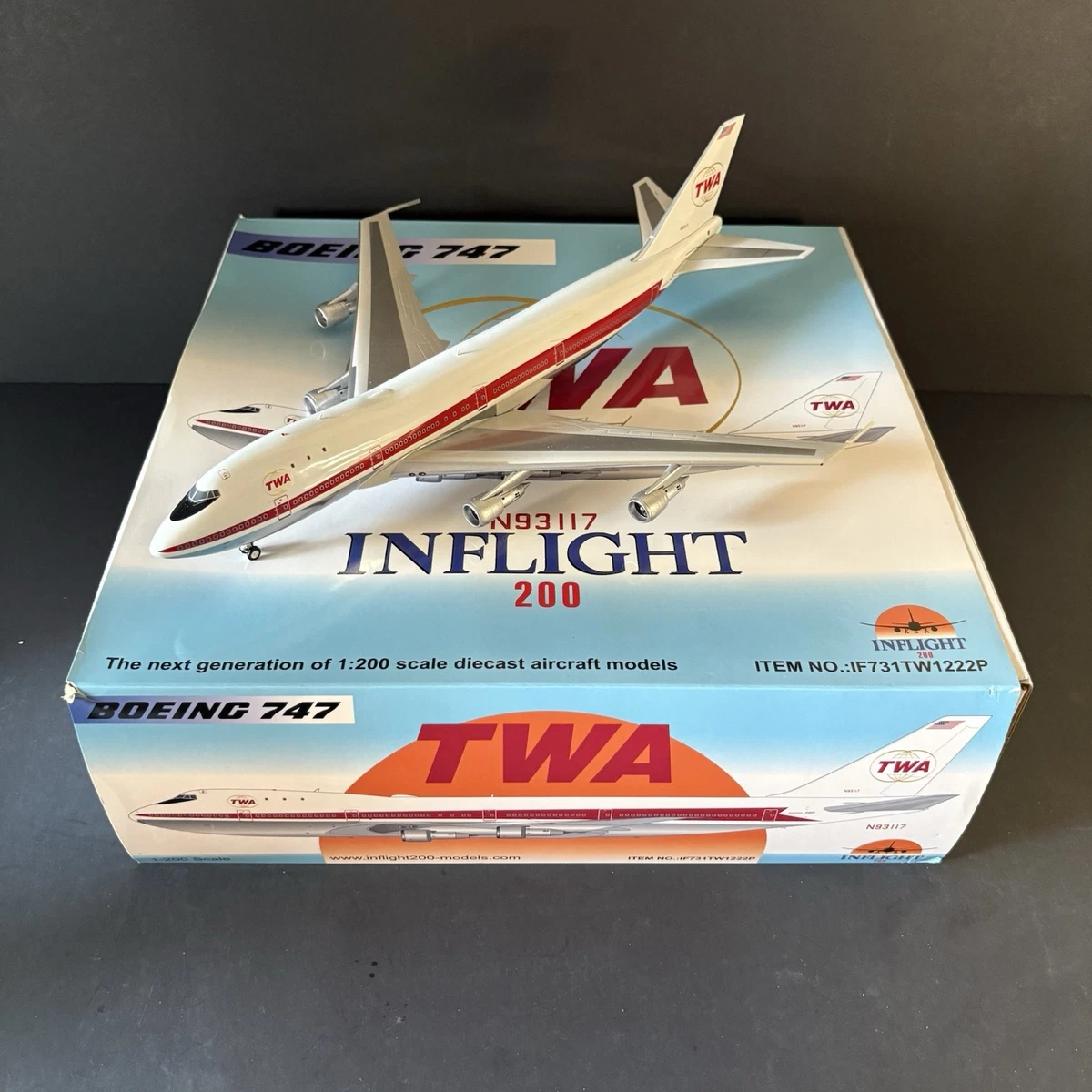 InFlight 200 Boeing 747 1:200 Scale Contemporary Diecast Aircraft