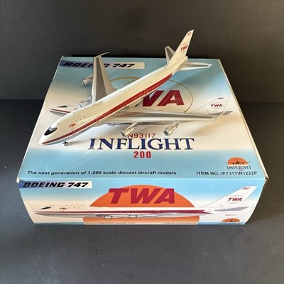 Inflight 200 1:200 TWA Boeing 747-200 N93117 IF731TW1222P Diecast Model Airplane
