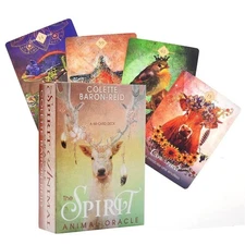 Spirit Animal Mini Oracle Card Deck with Digital Guidebook 3"x4"