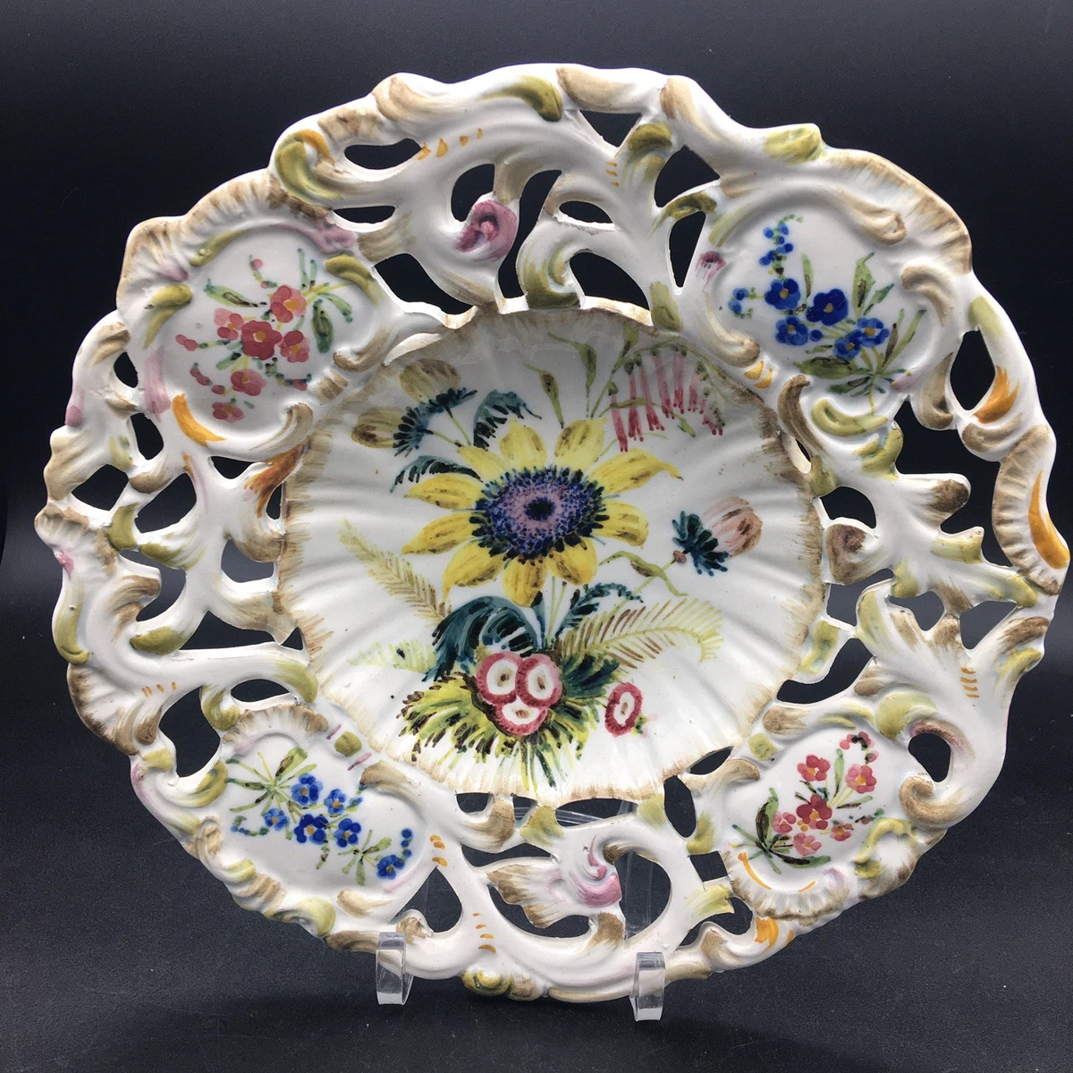 Capodimonte Plate In Italian Art Pottery for sale | eBay