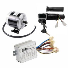 24V 350W Brush ATV Motor  Controller Key Throttle for Electric Scooter Go Kart