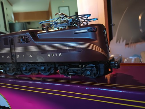 MTH MT-5501LP Pennsylvania Scale Brown 5 Stripe GG-1 Electric w/Protosound LN - Picture 3 of 14