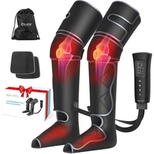 Leg Massager for Varicose Veins, Cramps, Heat & Modes, Gift for Men Women