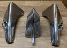 Vintage 1957 Century Resorter Boat Bow Trim AF C712 AF C711 Chromed Bronze