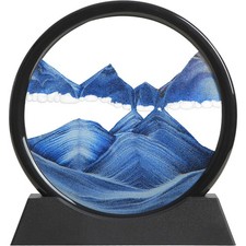 Moving Sand Art Liquid Motion, 3D Deep Sea Sandscape Color Quicksand Decor, R...