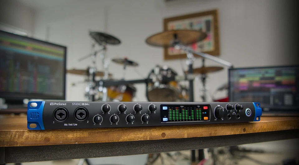 Presonus Studio 1824c USB C Audio Interface MIDI Mikrofon Monitor Aufnahme Mix - Bild 3 von 3