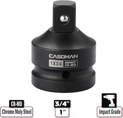 #ad CASOMAN 1quot; Female to 3 4quot; Male Impact Adapter Cr Mo Steel Socket ANSI Standards $15.00