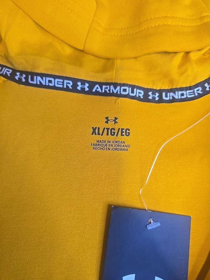 Sudadera con Capucha Under Armour - Para Hombre XL DORADO UA Imparable Cremallera Completa Vellón Nueva Foto 4 de 4