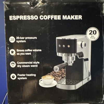 #ad #ad WHALL Espresso Machine 20 Bar Pressure Steam Wand Stainless Steel $24.99