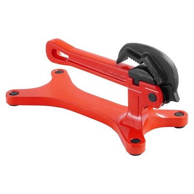 Portable Pipe Vise, 1/8''-1-1/2'' Capacity Lightweight Aluminum, Non-Slip Jaw P...
