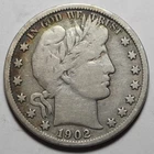 1902 S Barber Half Dollar LP18