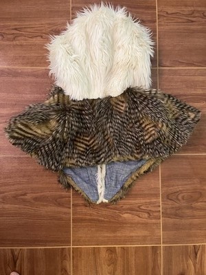 SpiritHoods Faux (Fake) Fur Bald Eagle Shawl SPIRITHOODS Bald Eagle Shawl main image 4