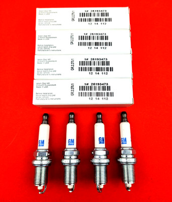 4X Original Opel Spark Plugs Astra, Corsa, Vectra, Zafira, Insignia - 25193473