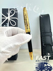 MB Meisterstück 146 Fountain Pen Gold Trim & Montblanc Pouch Fast Ship. Hot Bid. — photo 2