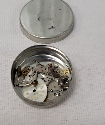 Geneve 17j Watch Dial Hands Screw Gears 1977 Movement Part
