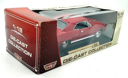 Motor Max 1/18 Scale Diecast 73104 - 1967 Chevrolet Chevelle 396 SS - Red - Picture 5 of 5