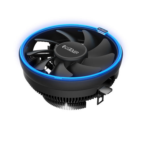 PCCOOLER E126M Top-Blow CPU-Kühler, Leuchtet in Blau, 92W TDP, Für Intel und AMD - Bild 3 von 4