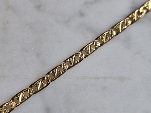 Womens Vintage Estate 14K Yellow Gold Italian Bracelet 4.8g E5222 - Picture 2 of 3