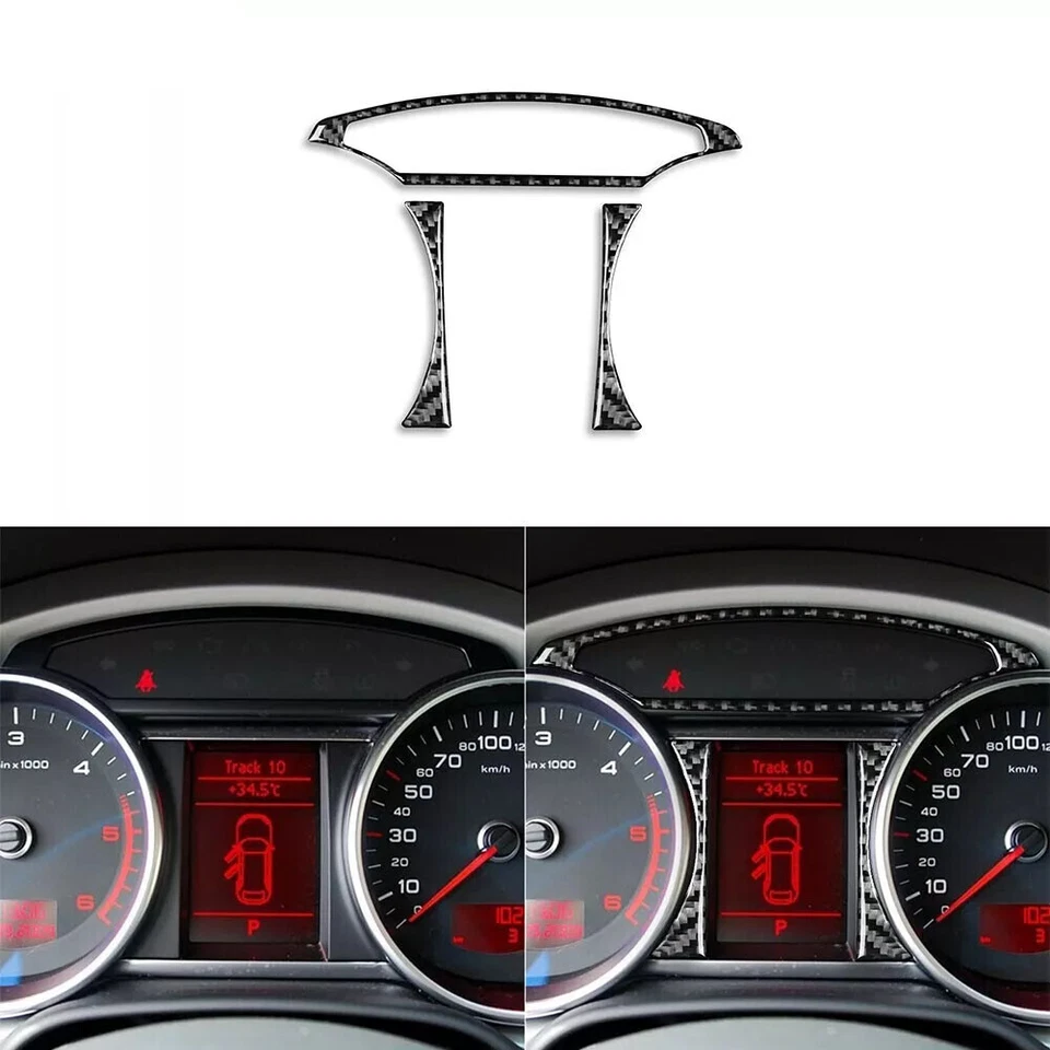 Kits de fibra de carbono real 60 piezas cubierta interior completa para Audi Q7 4L 2007-2015 Foto 4 de 4