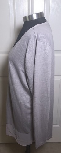 Lane Bryant V-Neck Tunic/ Top Size 18/20 Women Taupe Color NWT - Picture 2 of 5