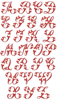 Abc Diseños Royal Heritage bordado a máquina Diseños Alfabeto 4 "x4" Aro Abc Diseños Royal Heritage bordado a máquina Diseños Alfabeto 4 "x4" Aro