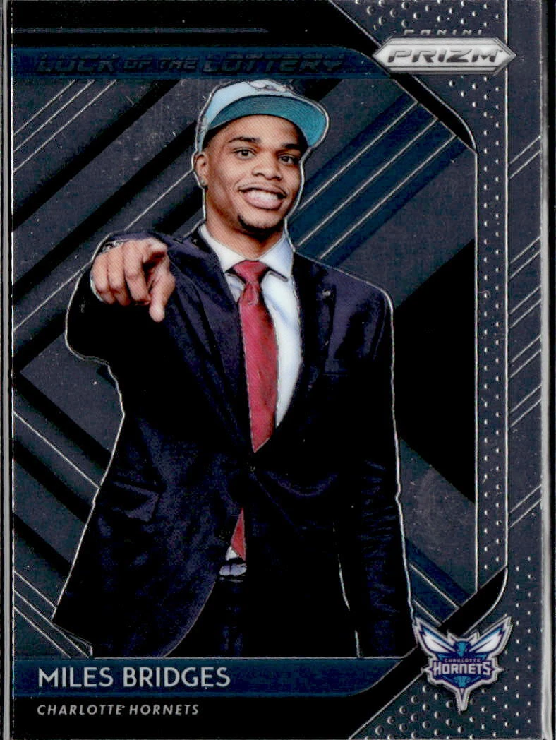 2018 Panini Prizm #12 Miles Bridges Luck of the Lottery NM