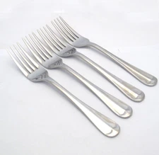 Oneida Draycott Salad Forks Stainless Steel 18/10 Glossy Set of Four