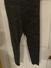 time and tru leggings woman  s size large gray print