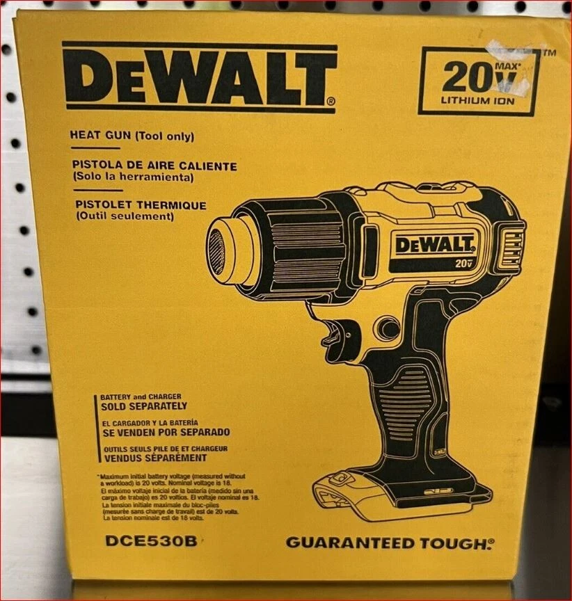 DeWALT® 20V MAX* DCE530B Heat Gun