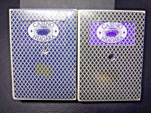 Casino Niagara Ontario CA Spielkarten Joker gebohrte Decks