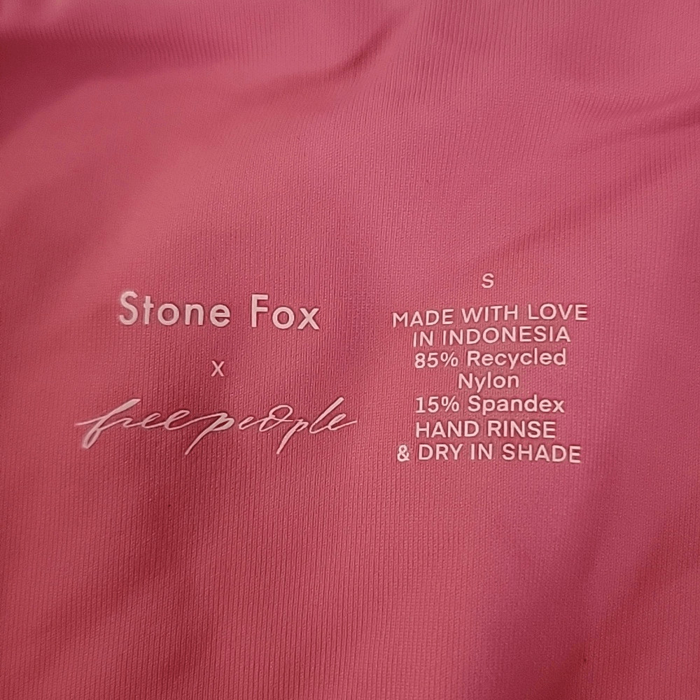 Stone Fox Solid Tie Front Bikini Bottom - image 3