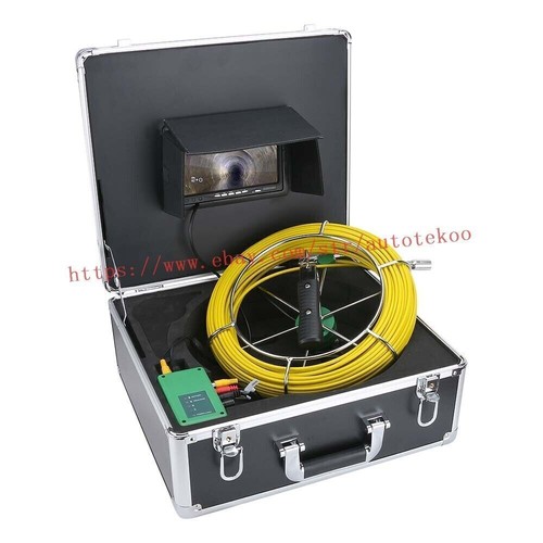 7" 30M Sewer Drain Pipe Inspection Video Camera DVR 8GB Industrial Endoscope - Picture 4 of 16