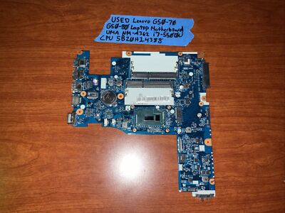 USED Lenovo G50-70 G50-80 Laptop Motherboard UMA NM-A362 I7-5500U CPU 5B20H14388