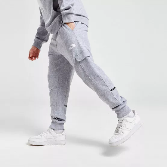 The North Face Tape Cargo Joggers Fleece Pants Grey Regular Fit Men s Sizes