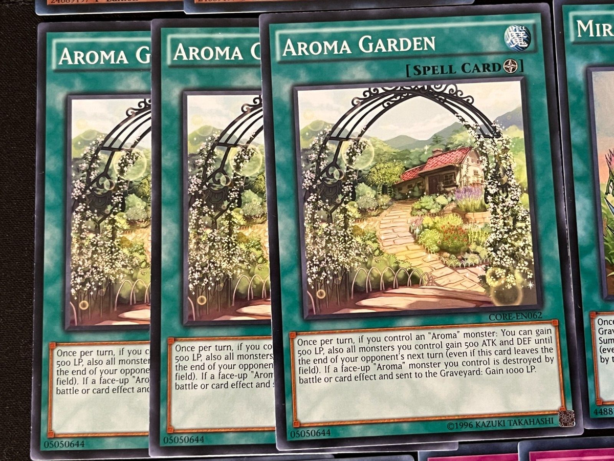 YUGIOH AROMAGE DECK- AROMASERAPHY- AROMALILITH- JASMINE- ROSEMARY- DRIED  WINDS