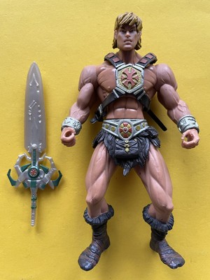 HE MAN MotU 200x Figur + SCHWERT Mattel SNAKE Men Masters Universe 80 no OVP Box
