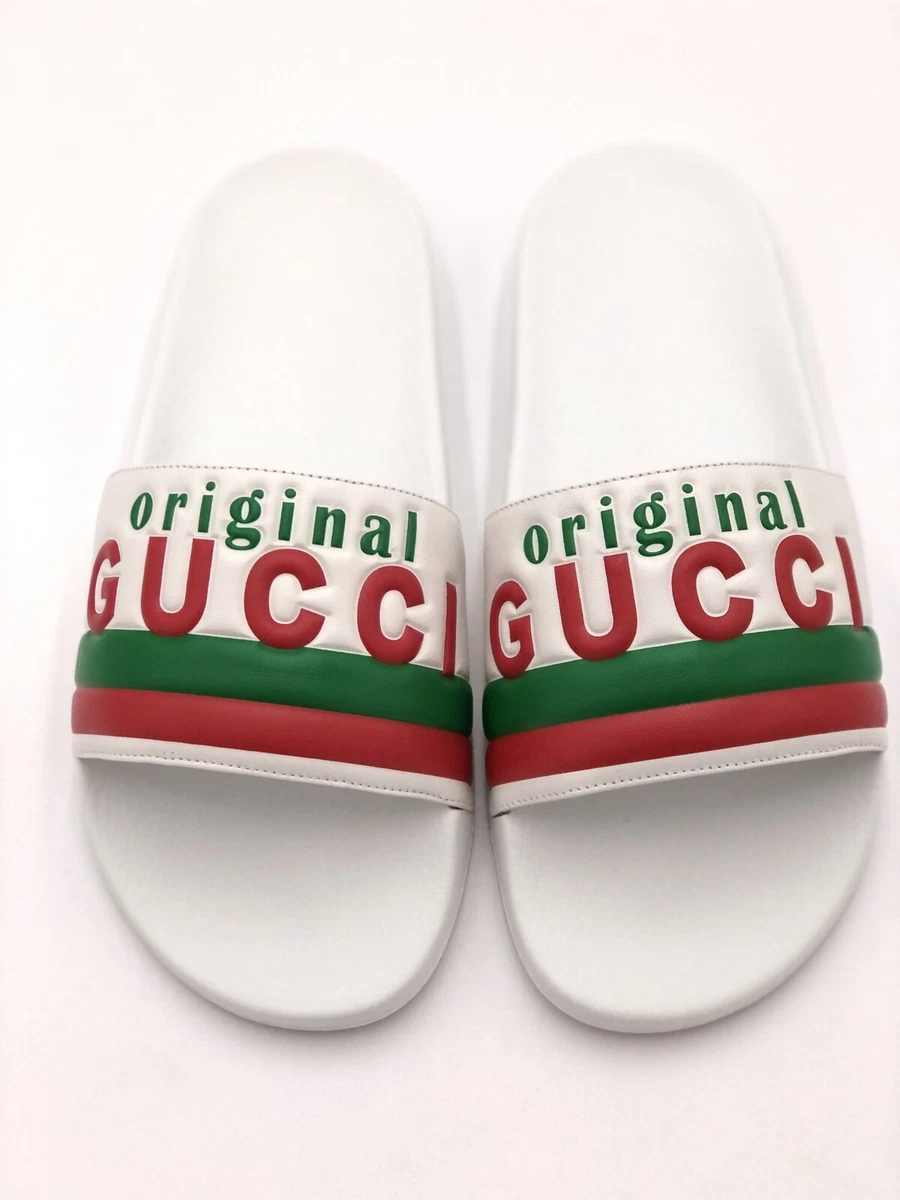 Gucci Leather Upper Slide Sandals for Men for sale | eBay display picture 2
