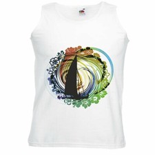 Tank Top SEGELBOOT SEGELSCHIFF VINTAGE ANKER SKULL PIRAT SEGELBOOT SEGELSCHIFF