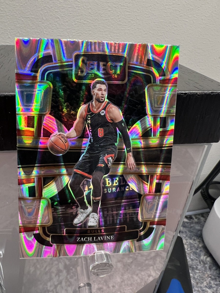 💥 2023-24 Select Concourse Tectonic Silver Prizm Zach Lavine #16