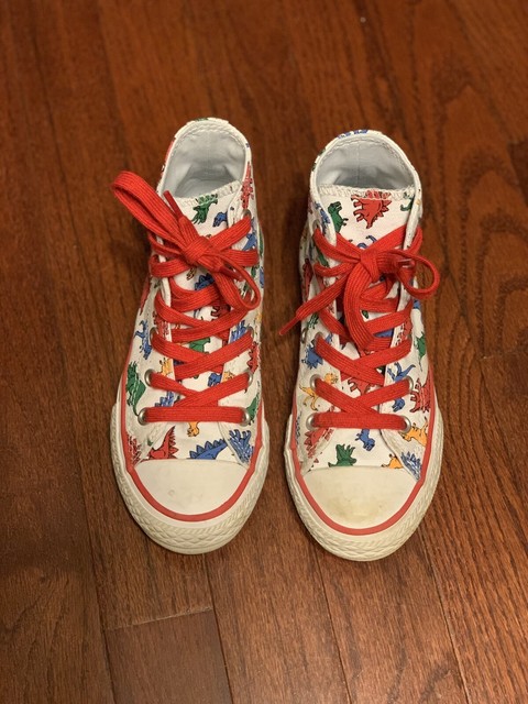 dinosaur converse size 12