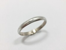 2.5mm Thin Simple Plain Stackable Band Ring Size 6 Sterling Silver 925 FMGE