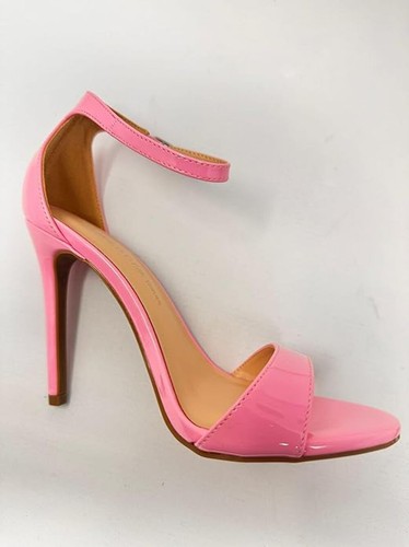 Women's Tampa Round Toe Single Band Ankle Strap Stiletto High Heel Sandals Tampa - Picture 52 of 80