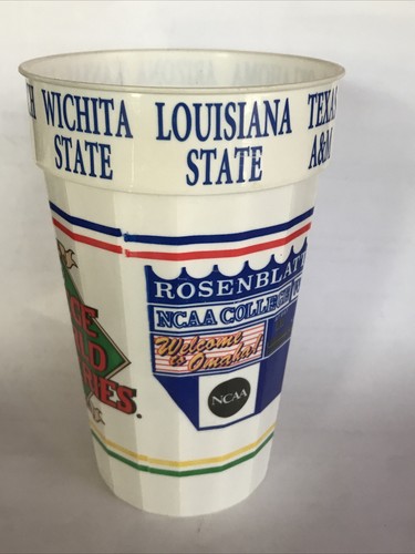 1993 - COLLEGE WORLD SERIES - CWS - 20 oz. - TAZZA DA STADIO IN PLASTICA RICORDO - Foto 2 di 5
