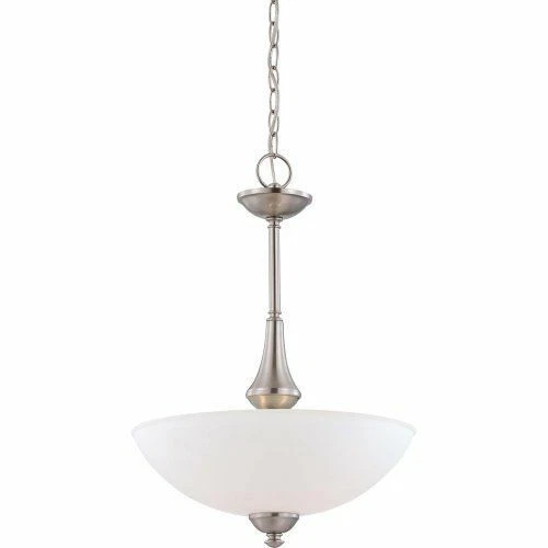 Nuvo 60-5038 - Pendant Light Fixture in Brushed Nickel Finish with Frosted Glass - Picture 1 of 1
