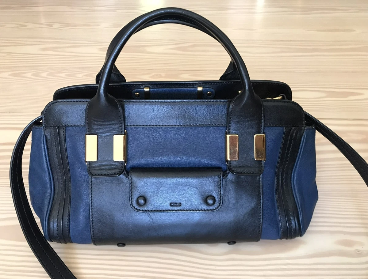 Navy blue 2025 chloe bag