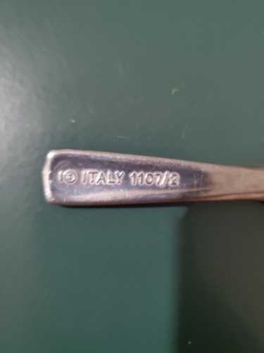 VINTAGE MINIATURE 2" POLISHED TIN FLOUR SCOOP MADE IN Italy #1107/2 Small Coffe - Bild 3 von 5