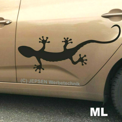 Aufkleber Gecko  70x24cm C73 ML oder MR Farbauswahl Bus Auto Wohnmobil Wand